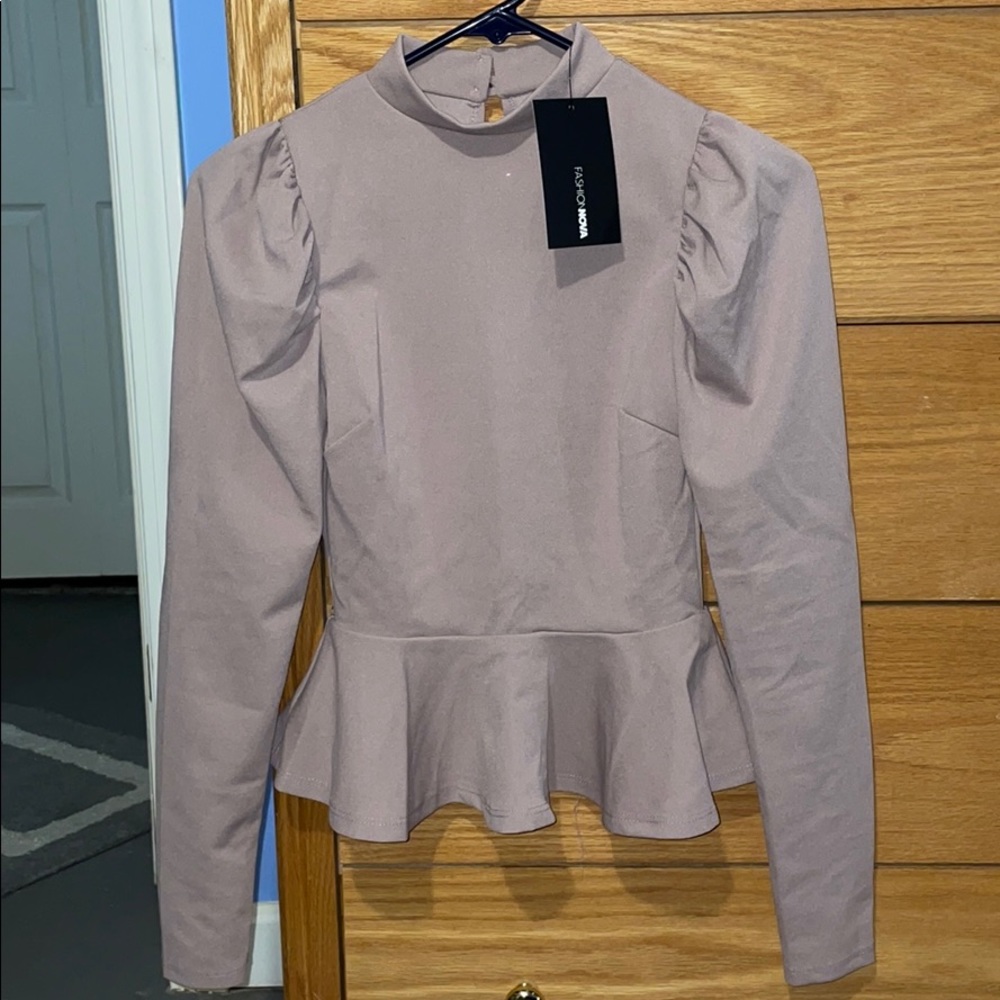 Fashion Nova blush blouse